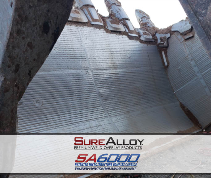 SA6000 Patented Complec Carbide Overlay Plate Clam Liner